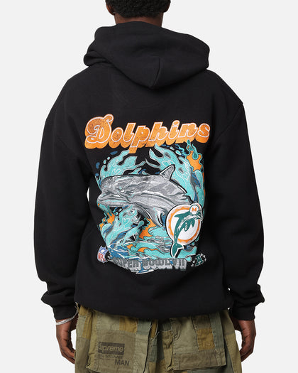 Mitchell & Ness Miami Dolphins 'Alter Ego' Flames Hoodie Faded Black