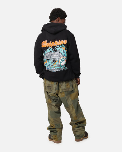 Mitchell & Ness Miami Dolphins 'Alter Ego' Flames Hoodie Faded Black