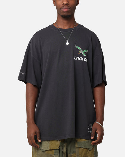 Mitchell & Ness Philadelphia Eagles 'Alter Ego' Flames T-Shirt Faded Black