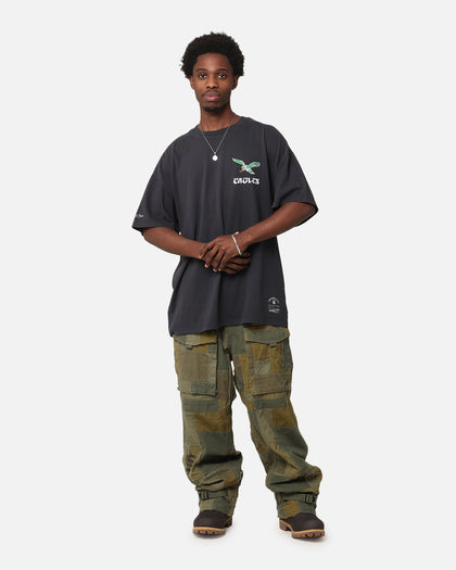 Mitchell & Ness Philadelphia Eagles 'Alter Ego' Flames T-Shirt Faded Black