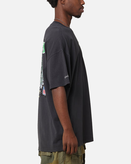 Mitchell & Ness Philadelphia Eagles 'Alter Ego' Flames T-Shirt Faded Black