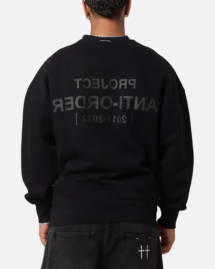 The Anti Order Project Anti Boxy Crewneck Black