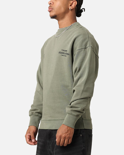 The Anti Order Project Anti Boxy Crewneck Vintage Army