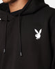 Playboy Logo Lockup Hoodie Black