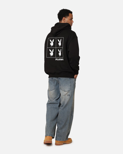 Playboy RHD Sqaured Hoodie Black