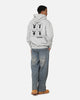 Playboy RHD Sqaured Hoodie Grey Marle