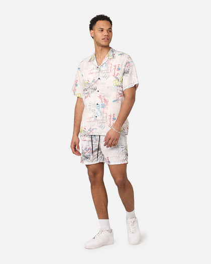 Ksubi Skrawler Resort Button Up Shirt White