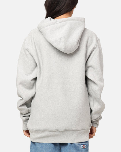 Champion Reverse Weave Small C Hoodie Oxford Heather