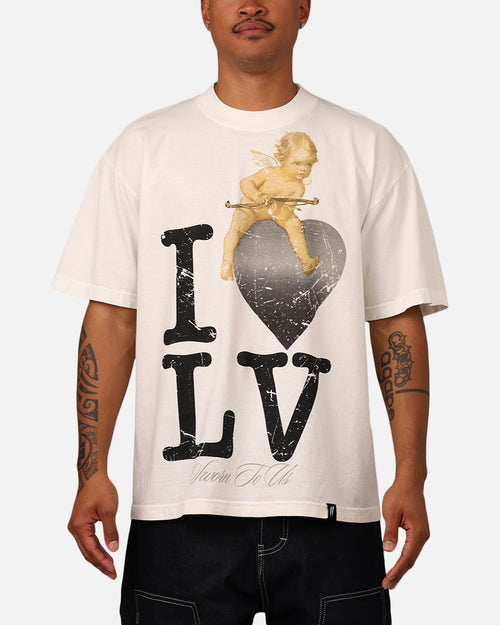 Sworn To Us I Love LV T-Shirt Eggshell