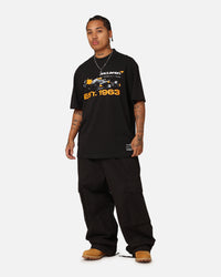 Mitchell & Ness X McLaren Vintage Poster T-Shirt Faded Black
