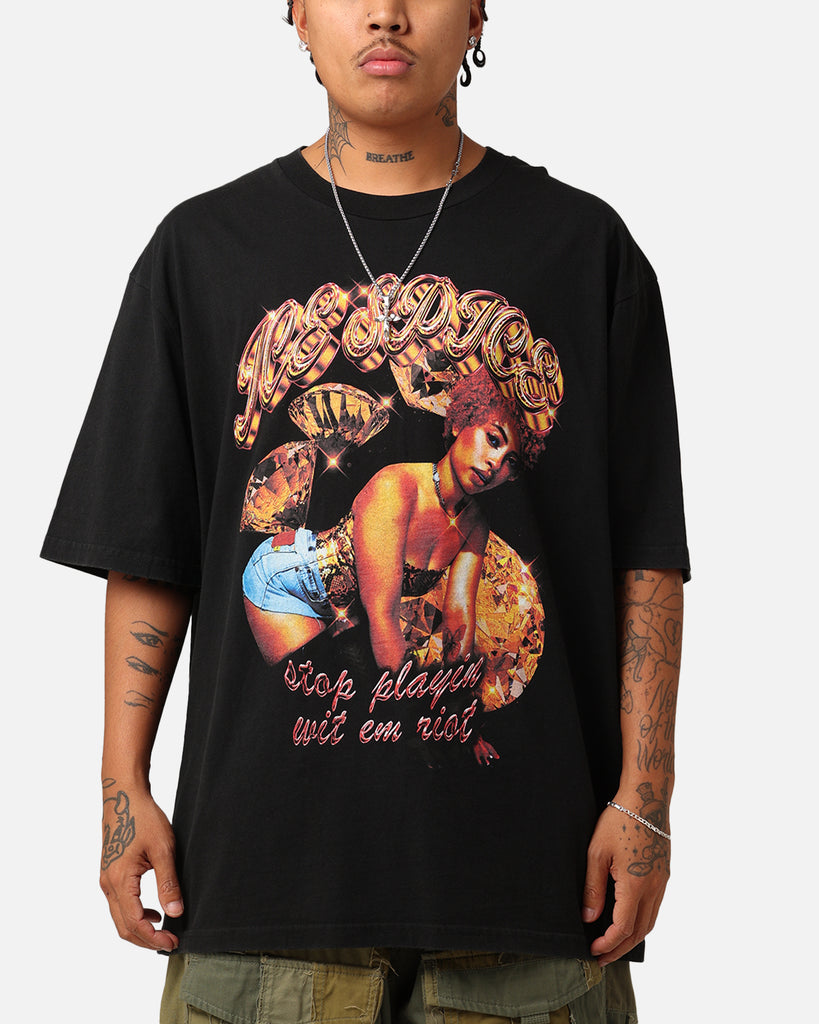 Ice Spice Riot T-Shirt Washed Black | Culture Kings NZ