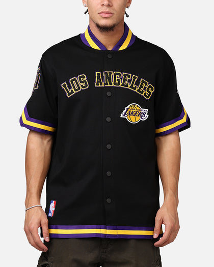 Pro Standard Los Angeles Lakers Warm Up Shirt Black