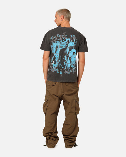 73Studio X Pixar Frozone Heavyweight T-Shirt Black Wash