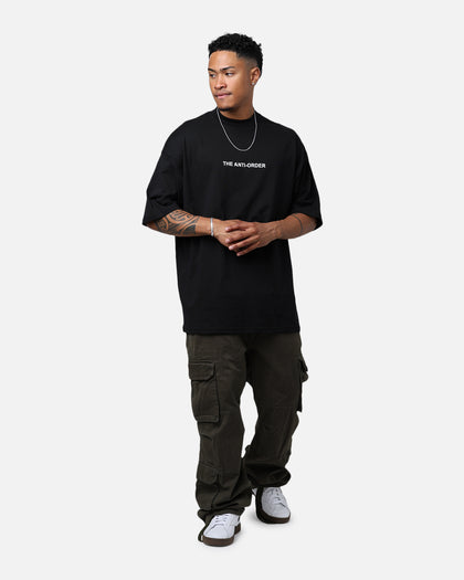 The Anti Order Endless Egress Mock T-Shirt Black
