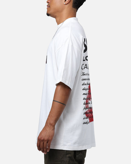 Saint Morta Love Helpline Mock T-Shirt Off-White