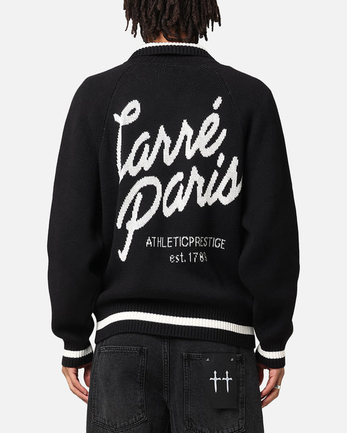 Carre Athletic Knit Jacket Black