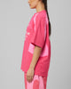 Loiter Subcultural Panel T-Shirt Pink