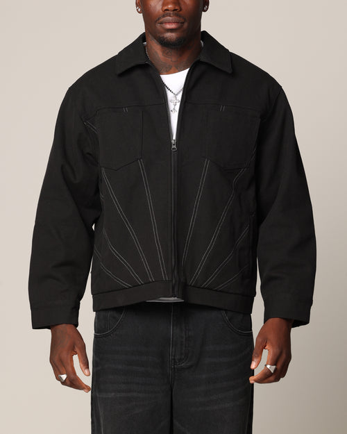 Saint Morta Rising Sun Work Jacket Black