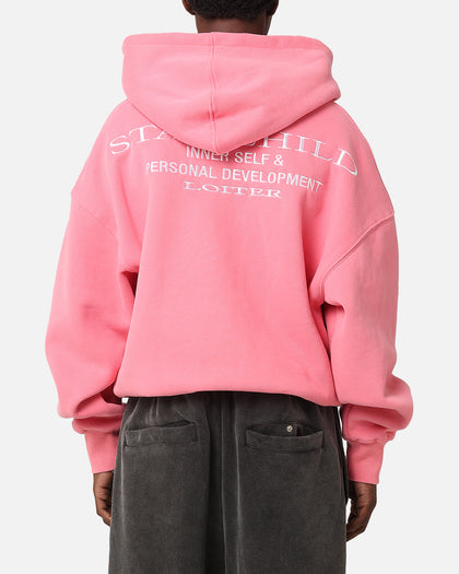 Loiter Star Child Zip Hoodie Pink