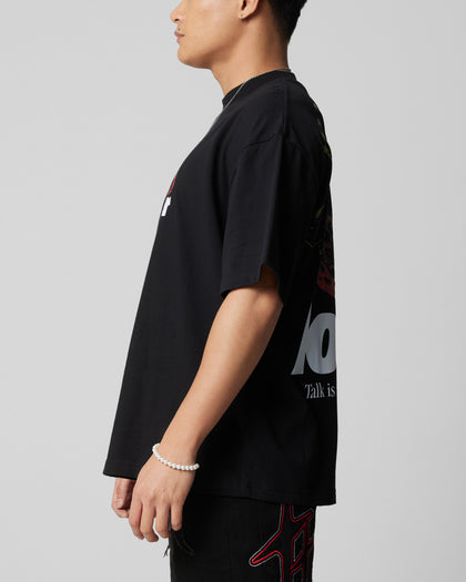 Loiter Strawberry T-Shirt Black