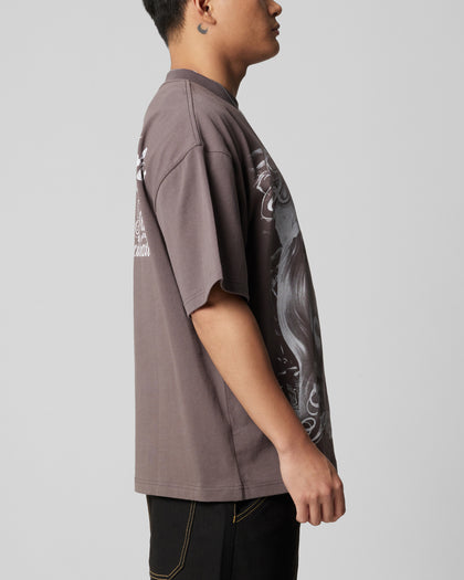 Loiter Truth And Reconciliation T-Shirt Charcoal