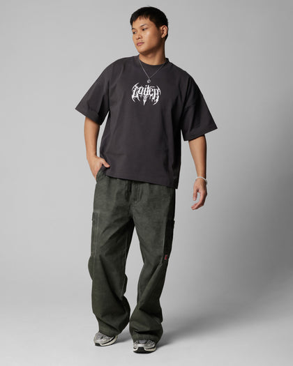 Loiter Metal Boxy T-Shirt Charcoal