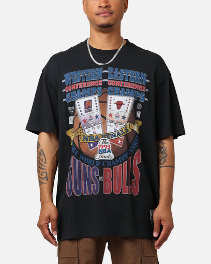 Mitchell & Ness Chicago Bulls Vs. Phoenix Suns T-Shirt Faded Black