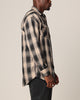 Saint Morta Icon Flannel Shirt Tan/Black