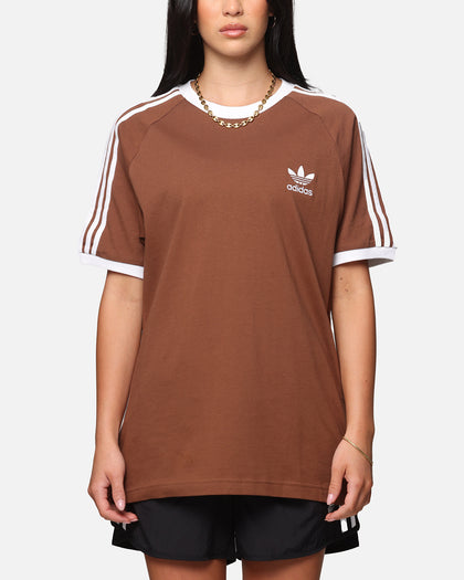 Adidas Classics 3-Stripes T-Shirt Brown
