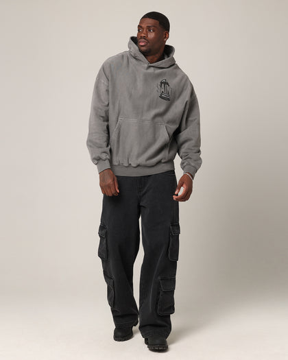 Saint Morta Chess Night Hoodie Washed Charcoal