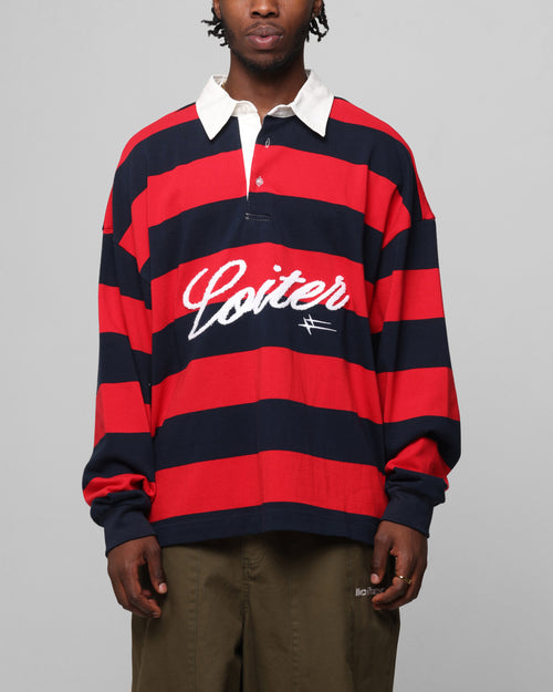 Loiter Sunday Rugby Jersey Red/Navy