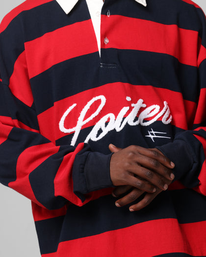 Loiter Sunday Rugby Jersey Red/Navy