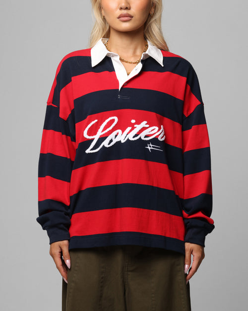 Loiter Sunday Rugby Jersey Red/Navy