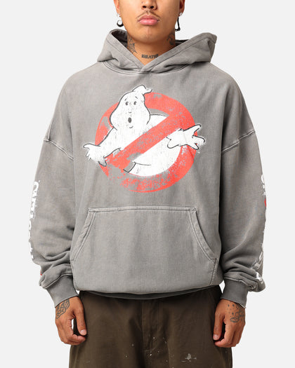 Goat Crew X Ghostbusters Heavyweight Hoodie Washed Charcoal