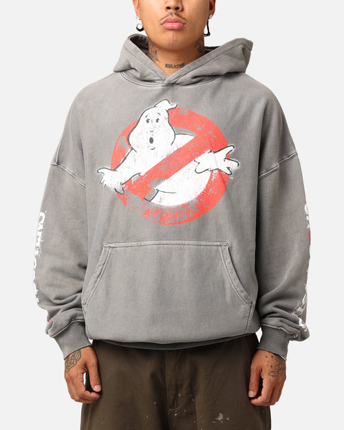 Goat Crew X Ghostbusters Heavyweight Hoodie Washed Charcoal