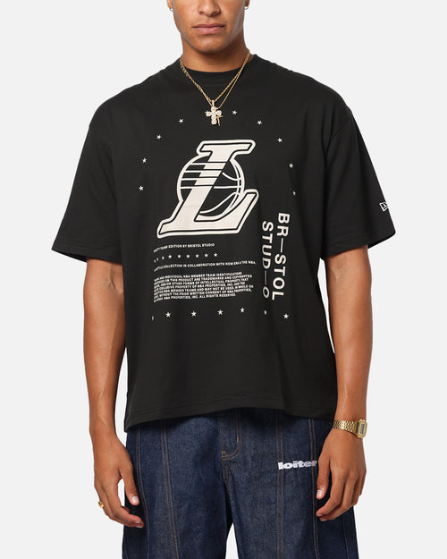 New Era X Bristol Studio Los Angeles Lakers 'Teams Edition' T-Shirt Black