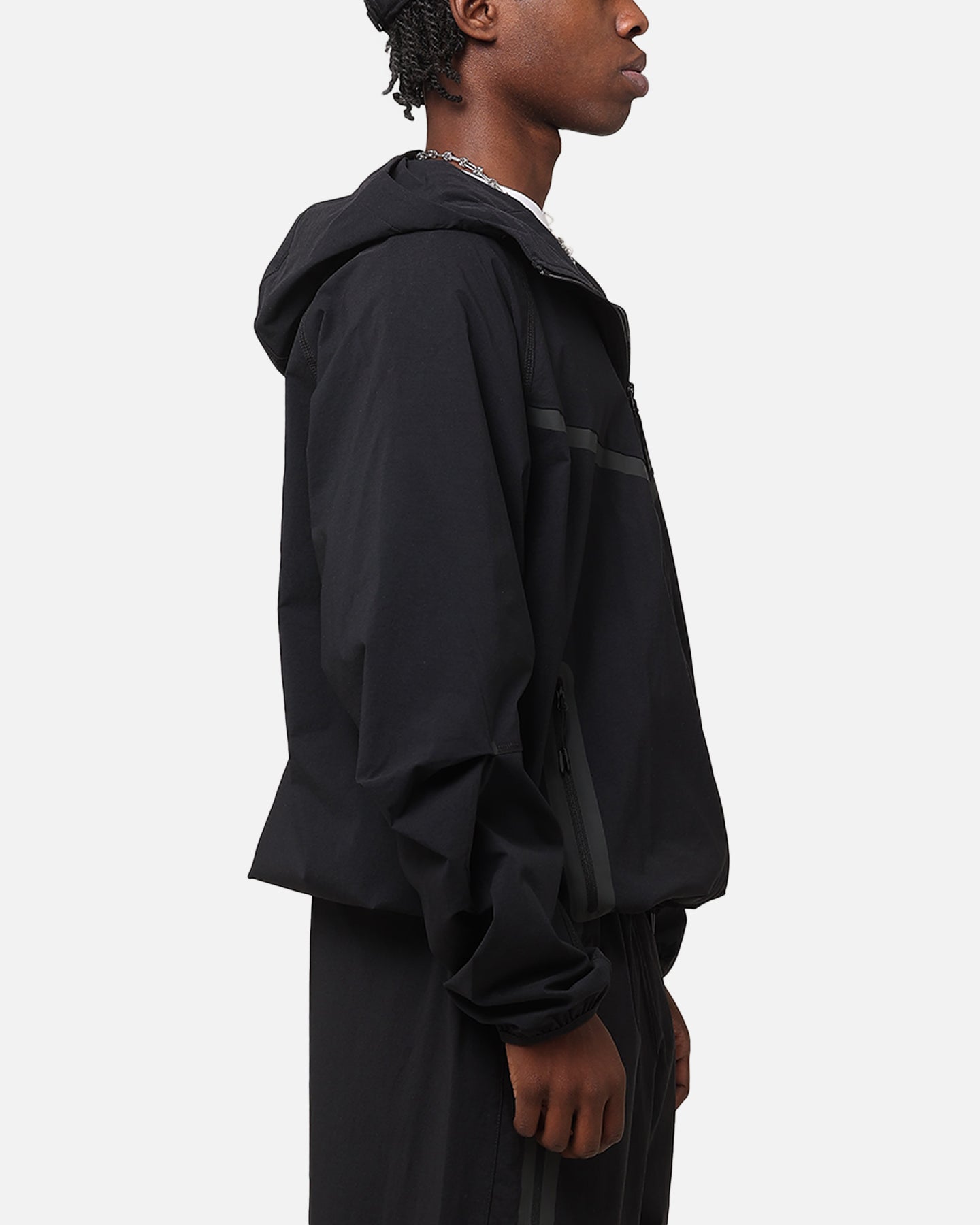 Nike Tech Woven Full Zip Jacket Back/Black/Black | Culture Kings NZ