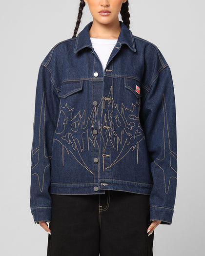 Loiter Chaos Denim Jacket Indigo