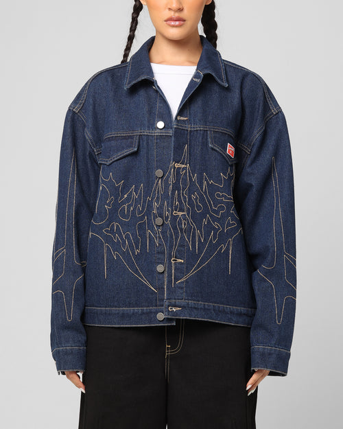 Loiter Chaos Denim Jacket Indigo