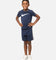 Nike Kids' Sportswear Club Poly T-Shirt And Short Set Midnight Navy