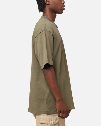 Jordan Brand Sneaker Patch Crewneck T-Shirt Medium Olive