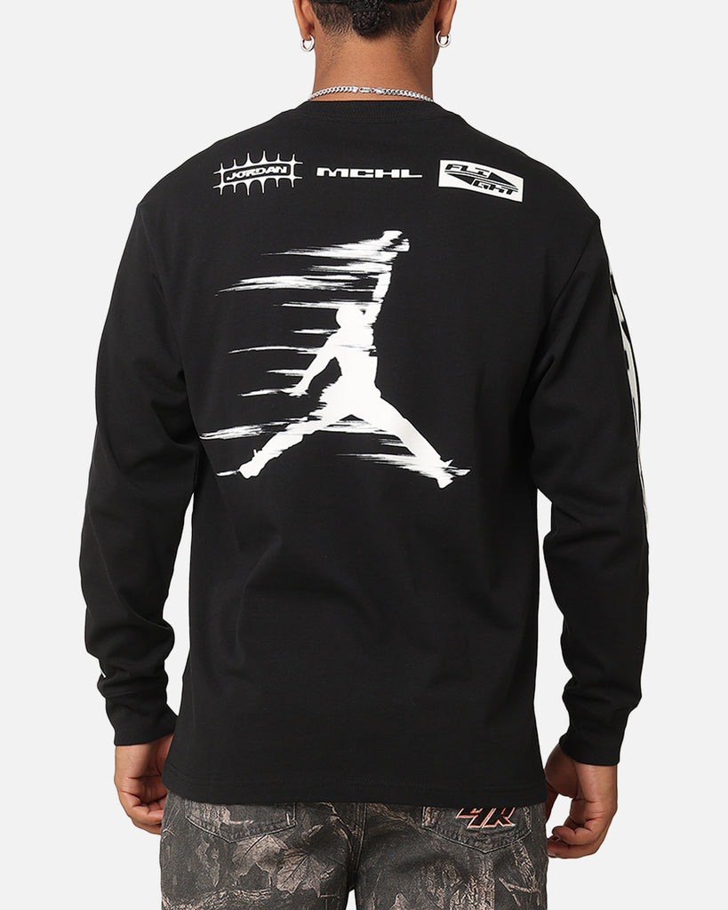 Jordan Jumpman MVP 85 Long Sleeve Crewneck T-Shirt Black/Sail