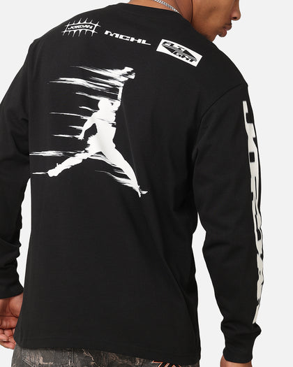 Jordan Jumpman MVP 85 Long Sleeve Crewneck T-Shirt Black/Sail