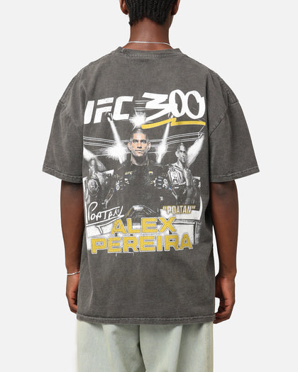 UFC By Culture Kings Alex "Poatan" Pereira 300 Heavyweight T-Shirt Black Wash