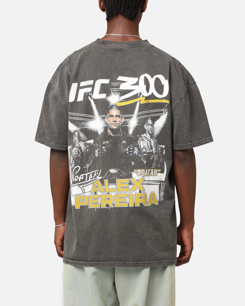 UFC By Culture Kings Alex "Poatan" Pereira 300 Heavyweight T-Shirt Black Wash