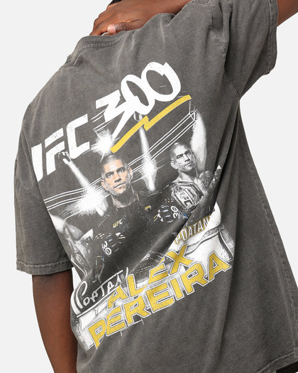 UFC By Culture Kings Alex "Poatan" Pereira 300 Heavyweight T-Shirt Black Wash