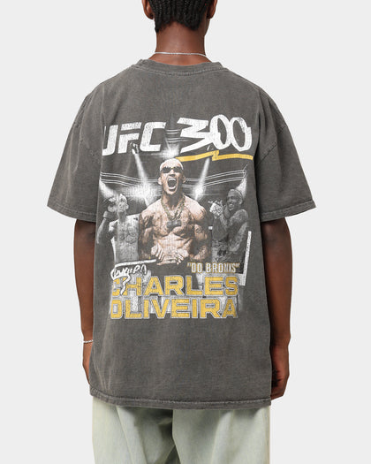 UFC By Culture Kings Charles "Do Bronxs" Oliveira 300 Heavyweight T-Shirt Black Wash