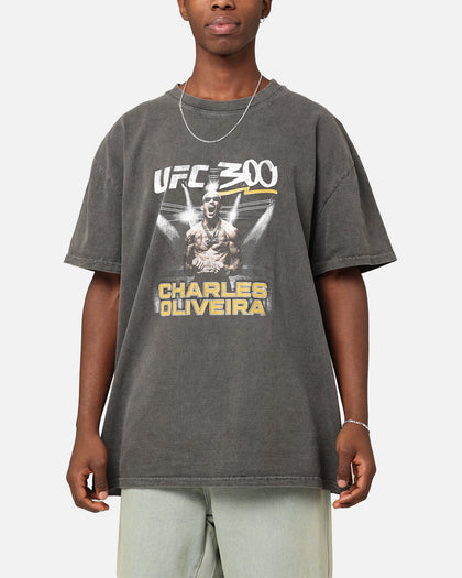 UFC By Culture Kings Charles "Do Bronxs" Oliveira 300 Heavyweight T-Shirt Black Wash