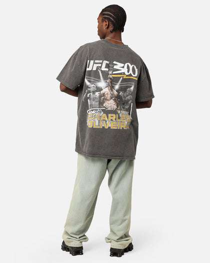 UFC By Culture Kings Charles "Do Bronxs" Oliveira 300 Heavyweight T-Shirt Black Wash