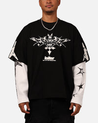 Loiter Seek N Destroy Long Sleeve T-Shirt Vintage Black